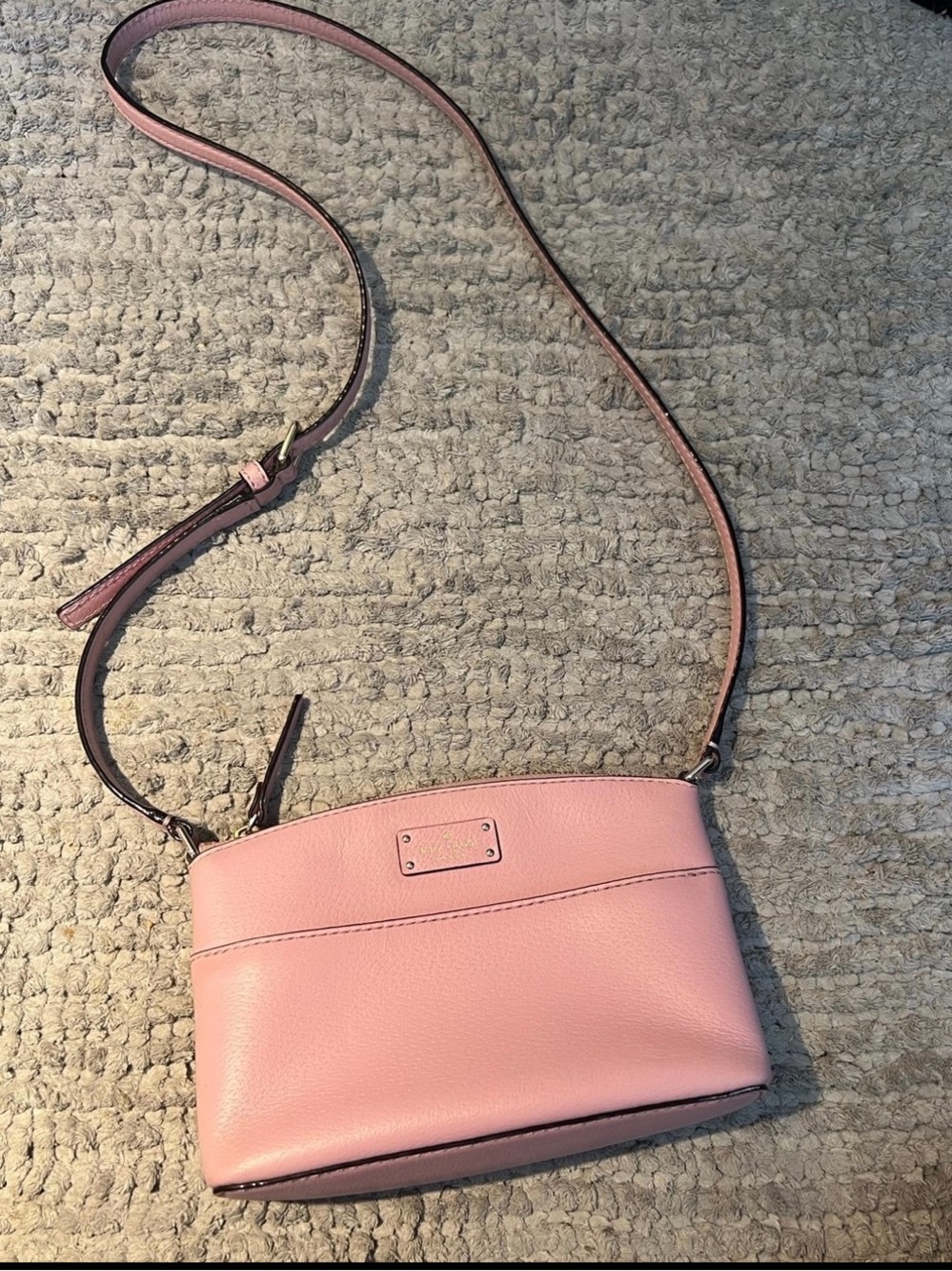 Kate Spade Grove Street Millie Crossbody Bag | Light Pink Leather 🩷 #katespade #